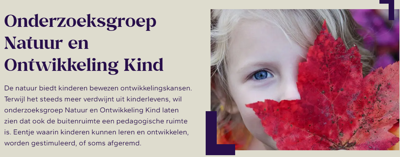 Duurzaamheidspedagogiek: buitenspelen